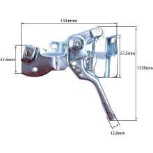 Regelaarstang van roestvrij staal, 6-in-1 set met gashendel voor Honda-motoren van 5,5/6,5 pk, gemaakt van duurzame materialen, eenvoudig te