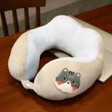 Soft and Comfortable Neck Pillow for Kids, Reliable Elasticity Ensures Stable Shape, Compact and Portable Travel Accessory for Children