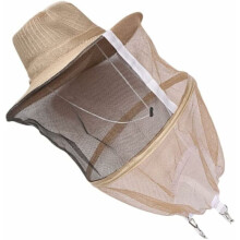 Professional Three Layer Ventilated Beekeeping Veil, Reinforced Brims And Elastic Shoulder Straps Ensure Secure Fit, Ideal For Outdoor Activities