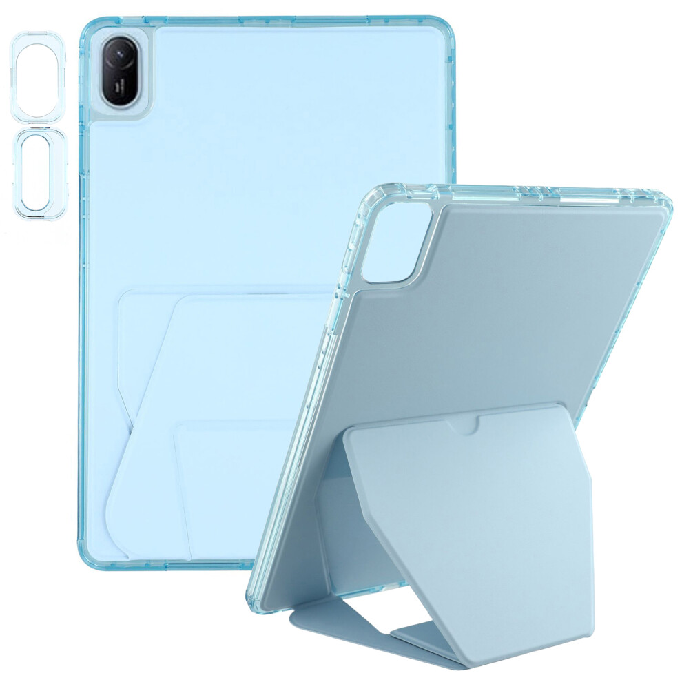 (Blue) Tablet Case For Huawei Matepad Se 11 / Matepad 11 (2023) / (2021) Tpu Pu Leather Kickstand Cover With Lens Frames Blue 6914280979199