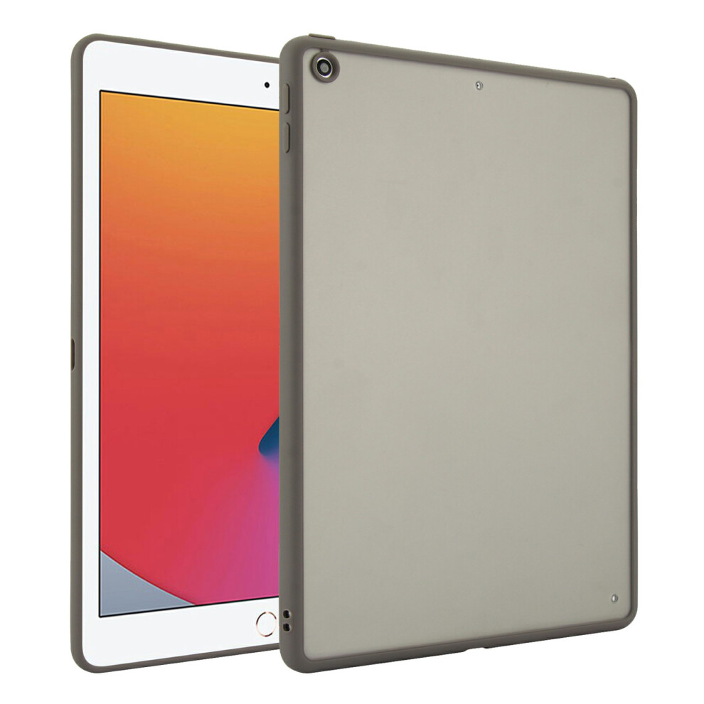 (Grey) For Ipad 9.7-Inch (2018) / (2017) Case Skin Touch Matte Acrylic Tpu Shockproof Tablet Cover Grey 6914280689715