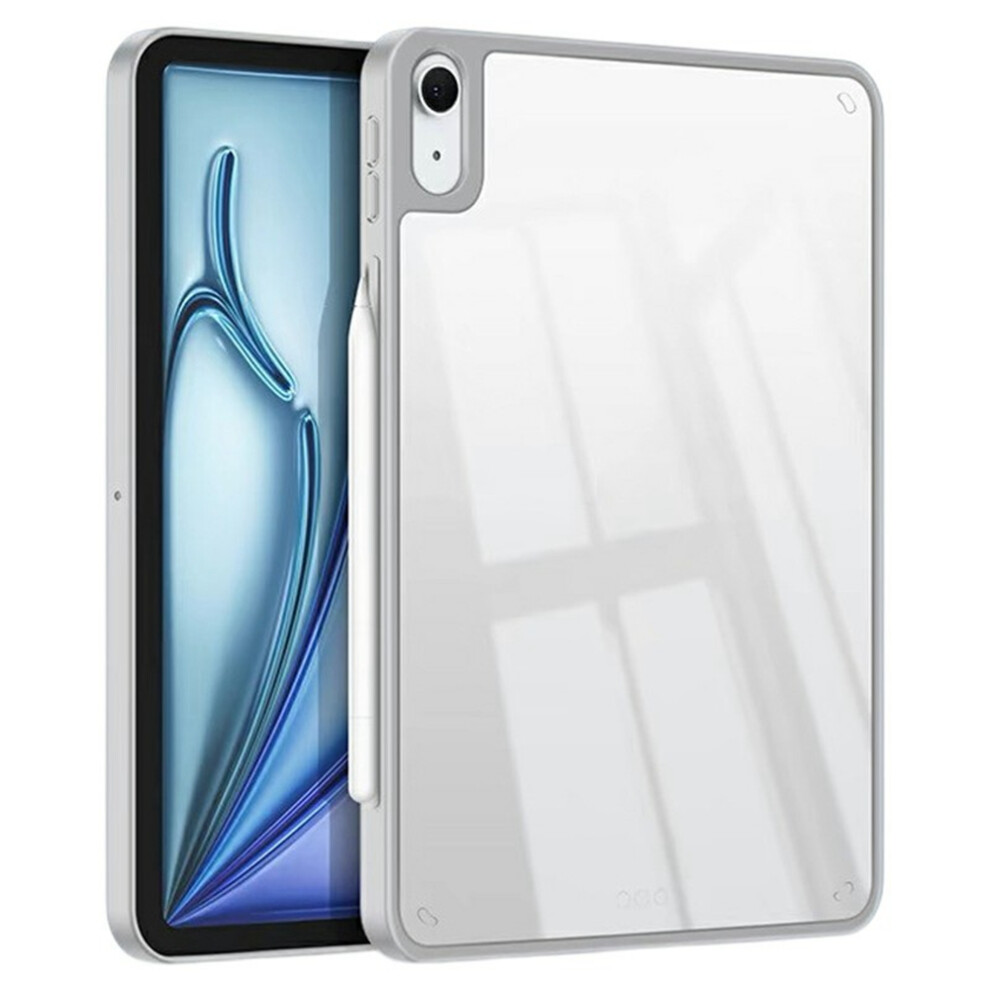 (Grey) For Ipad (2025) / Ipad 10.9 (2022) Case Tpu + Acrylic + Pc Matte Shockproof Tablet Cover Grey 6914284942076