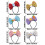 5Pcs Big Bowknot Headbands Sequins Headbands Light Weight-5 4