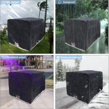Housse de protection pour conteneur IBC (réservoir d'eau de pluie), protection solaire et anti-algues pour stockage d'eau extérieur de 1000 L,