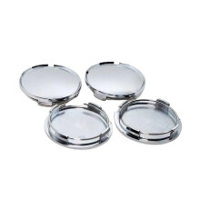 Car Wheel Spacers 4Piece 63mm Hubcentric Silver Universal Vehicle Wheel Center Cap Cover Tyre Rim