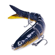 8 Segment Artificial Hard Baits Multi Jointed Saltwater Swimbaits Lures With Treble Hook Multi Section Crankbait