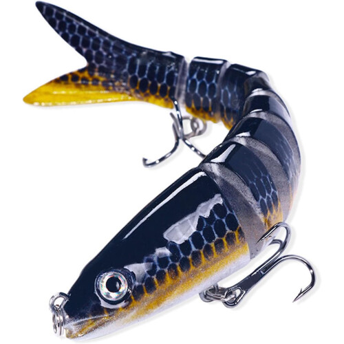 8 Segment Artificial Hard Baits Multi Jointed Saltwater Swimbaits Lures With Treble Hook Multi Section Crankbait 2