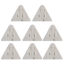 Kit di sicurezza per porte e finestre scorrevoli, serrature in plastica ABS adesive resistenti per la sicurezza dei bambini, serrature di sicurezza