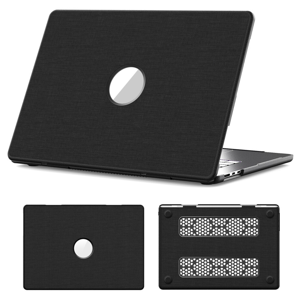 (Black) Laptop Case For Macbook Air 15 Inch (2025) / (2024) / (2023) / M2 A2941 / M3 A3114 / M4 A3241 Protective Cover Black 6914286140456