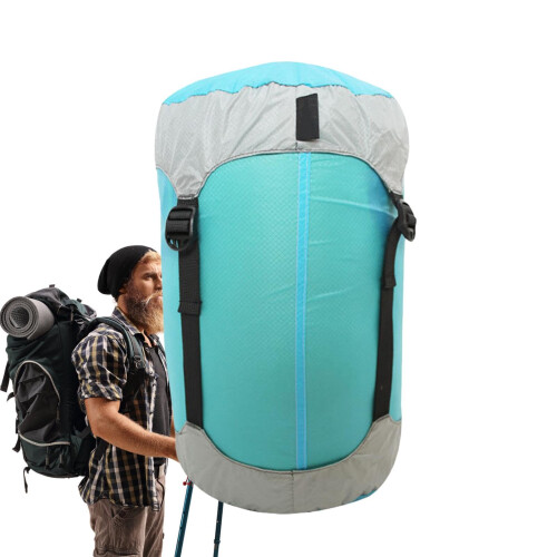 Stuff Sacks Ultralight Waterproof Compression Sack For Backpacking Sleeping Bag Stuff Sack Blue Space Saving Travel Gear