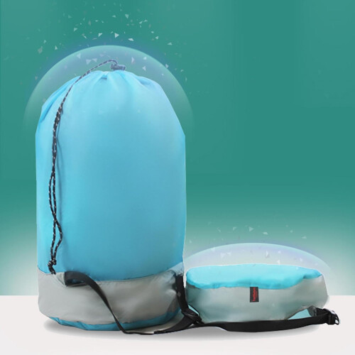 Stuff Sacks Ultralight Waterproof Compression Sack For Backpacking Sleeping Bag Stuff Sack Blue Space Saving Travel Gear 1