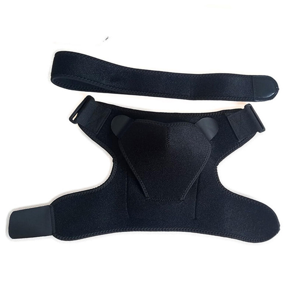 Black Compression Recovery Shoulder Brace Breathable Neoprene, Shoulder Stability, Torn Rotator Cuff, Ac Joint, One Size