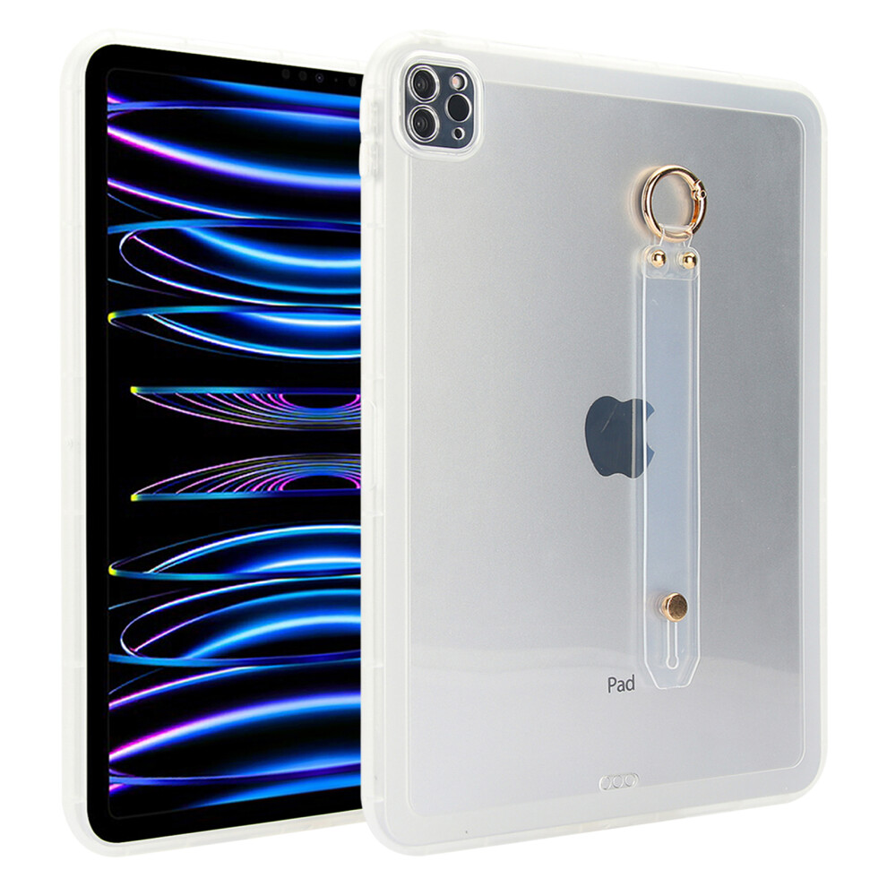 (Transparent) Tablet Case For Ipad Pro 11 (2022) / (2021) / (2020) Shockproof Tpu Cover With Wristband 6914283684656