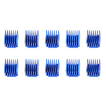 Mini-Aluminium-Kühlkörpermodul, passive Kühlung, wärmeisolierendes Klebeband, kleine Größe für Schrittmotormodul, Bluetooth-Betriebssysteme