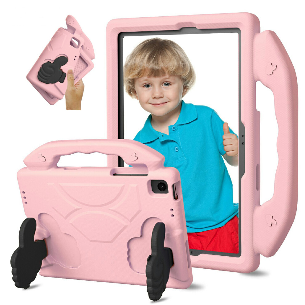 (Pink) For Samsung Galaxy Tab A11+ / A9+ Case Ultra-Soft Eva Thumb Kickstand Tablet Cover Pink 6914280878355