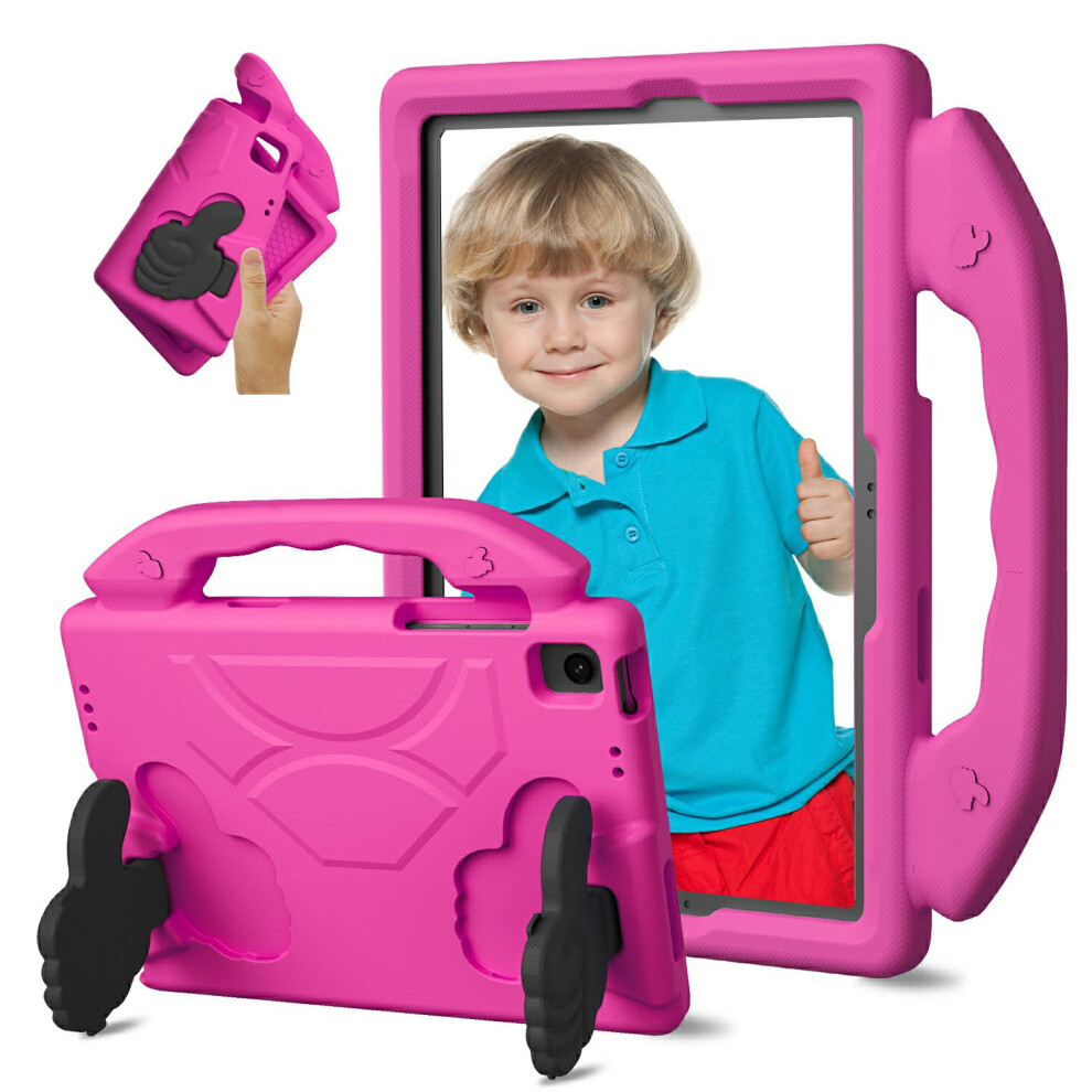 (Rose) For Samsung Galaxy Tab A11+ / A9+ Case Ultra-Soft Eva Thumb Kickstand Tablet Cover 6914280655802