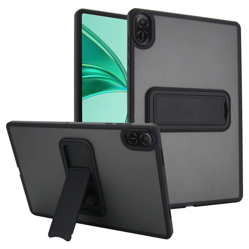 (Black) For Honor Pad X8a / Pad X9 Case With Kickstand Tpu + Pc Skin-Touch Tablet Cover Black 6914289767827