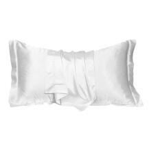 Fronha de cetim para cabelo e pele, similar à fronha de seda, macia como seda, mais fácil de cuidar com fechamento tipo envelope, macia, suave e