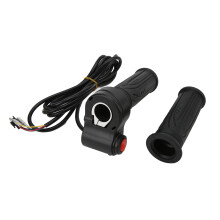 Drehgasgriff für Elektrofahrräder, kompatibel mit 12 V bis 99 V, robustes, wasserdichtes Design, ergonomischer, rutschfester Griff, einfache