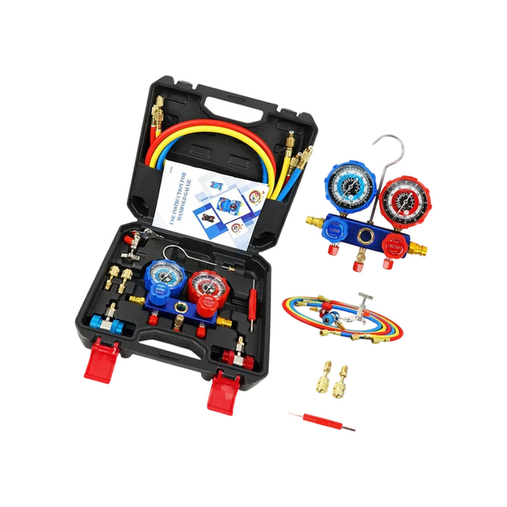 High Accuracy Pressure Gauges Automotive- And Red/Blue 7696001190326