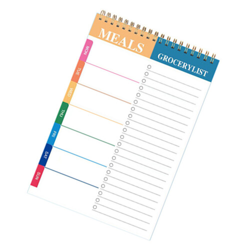 Twin Wire Binding Planner Weekly Meal Planner Journal-Model A