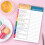 Twin Wire Binding Planner Weekly Meal Planner Journal-Model A 7
