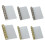 Adjustable Metal Loose Leaf Partition Binding-Silver M5 2cm 2
