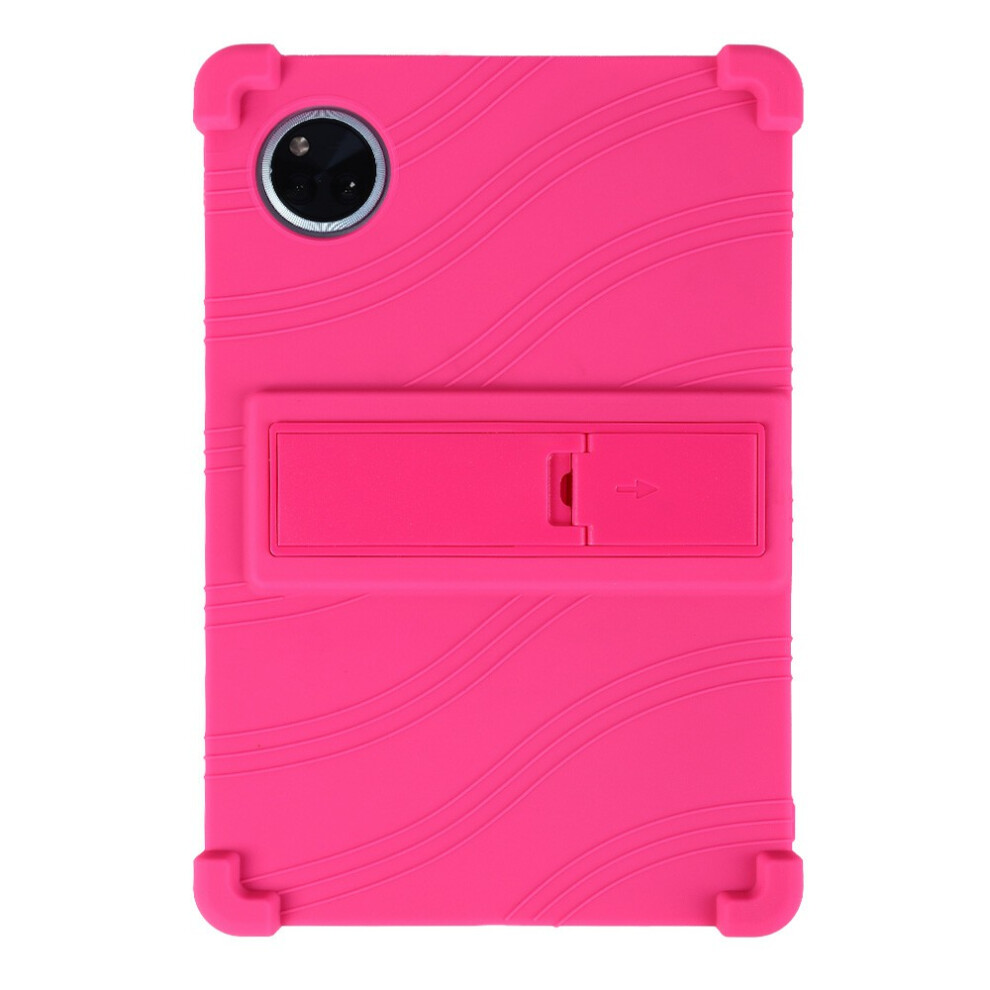 (Rose) For Doogee Tab A9+ / Tab A9 Pro+ Case Adjustable Kickstand Silicone Tablet Protective Cover 6914281814093