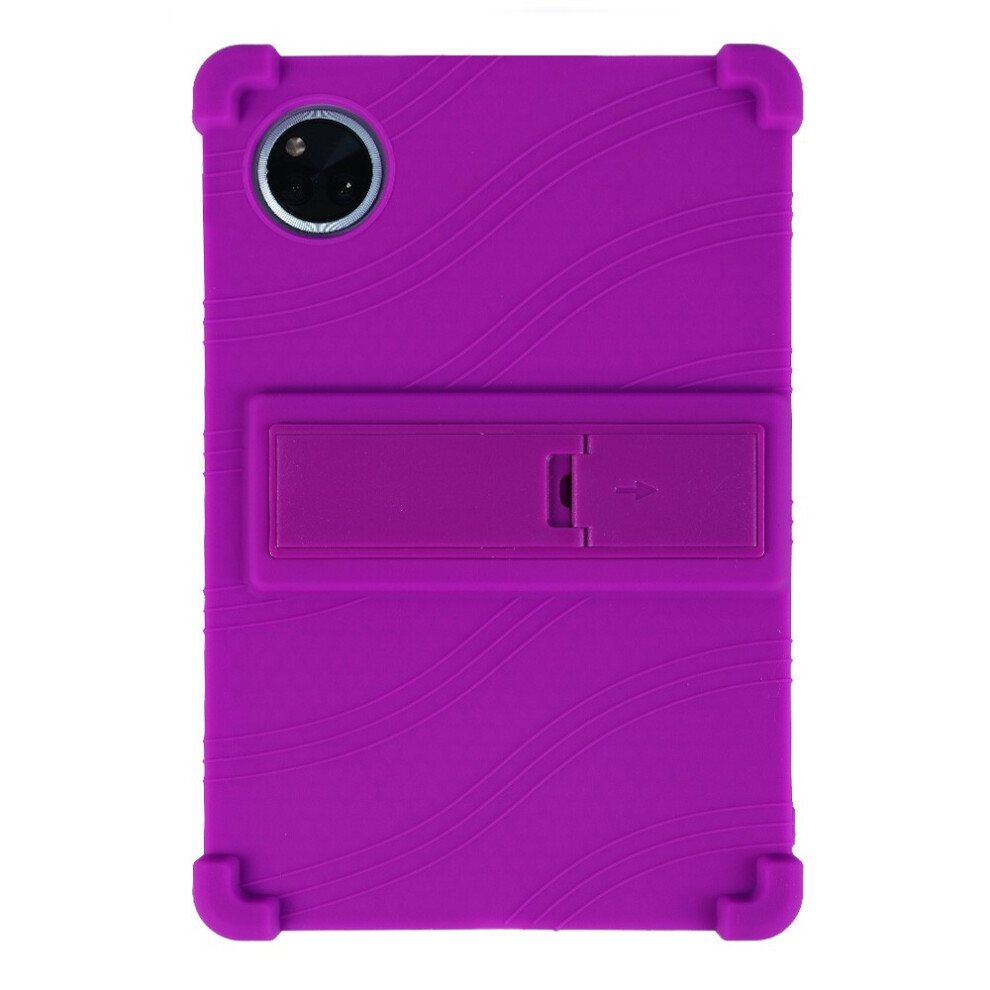 (Purple) For Doogee Tab A9+ / Tab A9 Pro+ Case Adjustable Kickstand Silicone Tablet Protective Cover Purple 6914285247255
