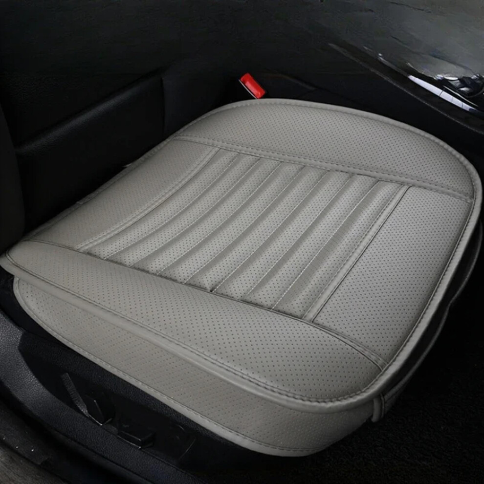 Universal Car Seat Cover Breathable Front Seat Pad Cushion Four Seasons Anti Slip Grey 9365049248501