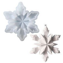 Snowflake Shaped Silicone Baking Molds For-Snowflake pendant