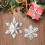 Snowflake Shaped Silicone Baking Molds For-Snowflake pendant 7