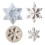 Snowflake Shaped Silicone Baking Molds For-Snowflake pendant 2