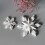 Snowflake Shaped Silicone Baking Molds For-Snowflake pendant 5