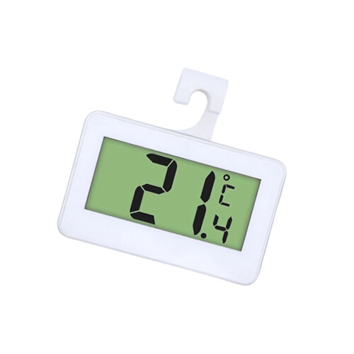 Battery Operated Thermometers Precise Temperature Monitor-White