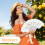 21 Feathers Bride Wedding Fan Elegant Photography Prop-Red 3