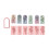 Plastic Construction Earring Moulds for Handmade-7 piece set 1