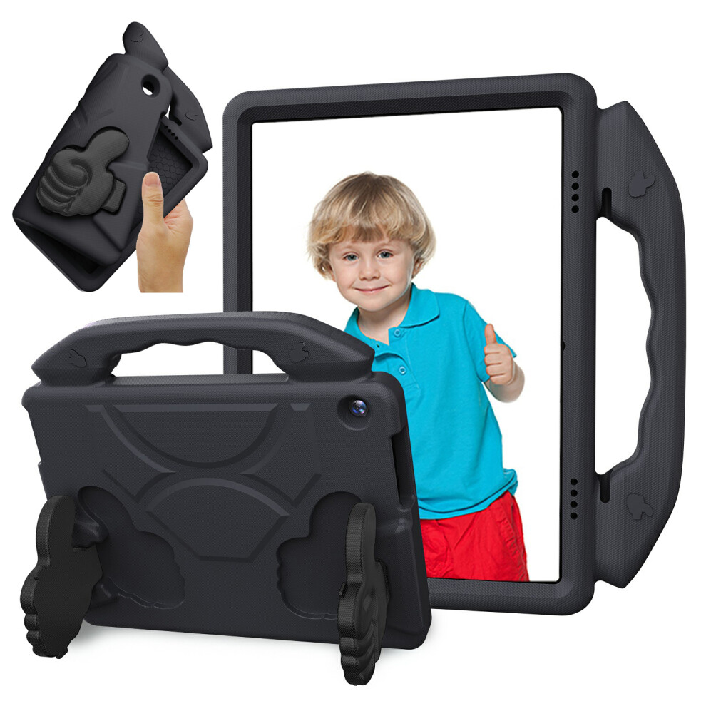 (Black) For Lenovo Tab M10 Tb-X605f / Tb-X505 Case Ultra-Soft Eva Thumb Kickstand Tablet Cover Black 6914286837042