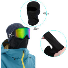 Passamontagna per sport all'aria aperta, traspirante, protezione solare, antivento, copertura integrale del viso con protezione UV e antivento,