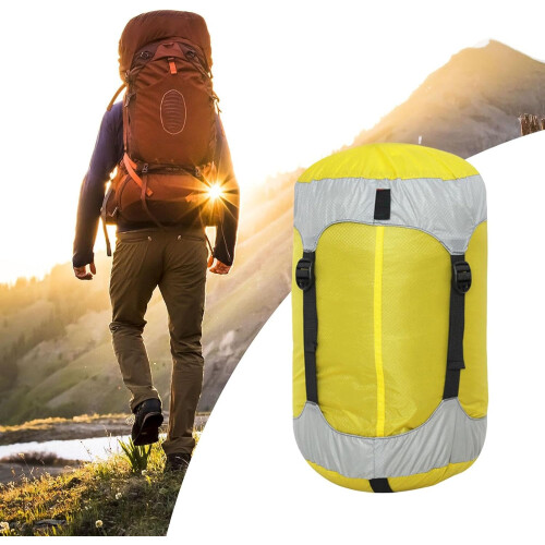 Compression Sacks Backpacking Nylon Sacks Waterproof Lightweight Anti Tear Space Saving Sleeping Bags Packing Cubes 1