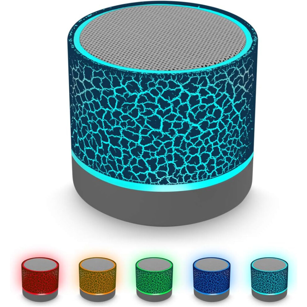 Portable Speaker For Outdoor Adventures,Bass Stereo Bluetooth Speaker,Led Lights,Waterproof Ipx7,Compact Design For Travel And Hiking (Stereo Bass) 9420858848141