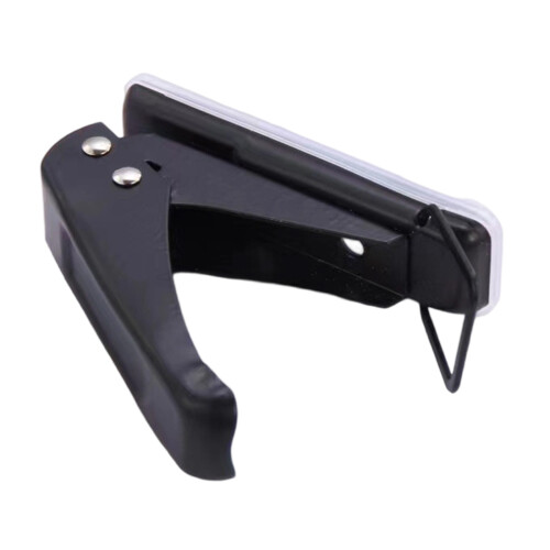 Handheld Puncher 1/4Inch Single Hole Punchers 20 Sheets-Black