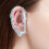 200 Pieces Waterproof Ear Protectors Transparent Design 6
