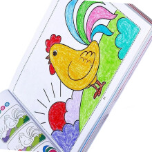 Coloring Book Kindergarten Art Thick Paper Sheets Creative-1