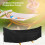 Waterproof Protective Cover for Hammock and Stand, UV Protection, Adjustable Cord, Foldable Windproof 4