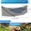 Waterproof Protective Cover for Hammock and Stand, UV Protection, Adjustable Cord, Foldable Windproof 2
