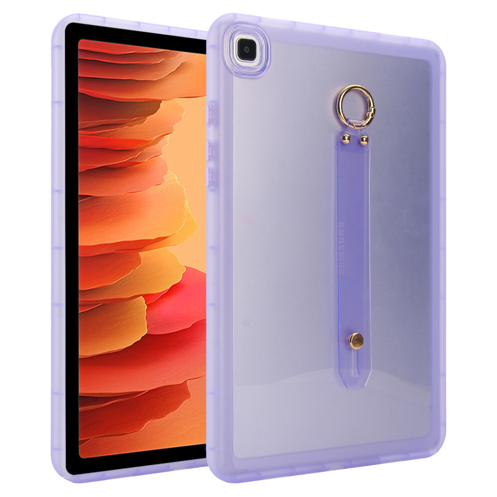 (Purple) For Samsung Galaxy Tab A7 10.4 (2020) Case Shockproof Tpu Tablet Cover With Wristband Purple 6914285675850