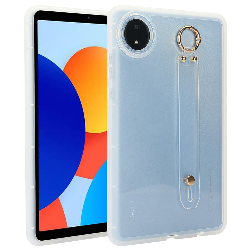 (Transparent) For Xiaomi Redmi Pad Se 4G 8.7 Inch Case Shockproof Tpu Tablet Cover With Wristband 6914284251093