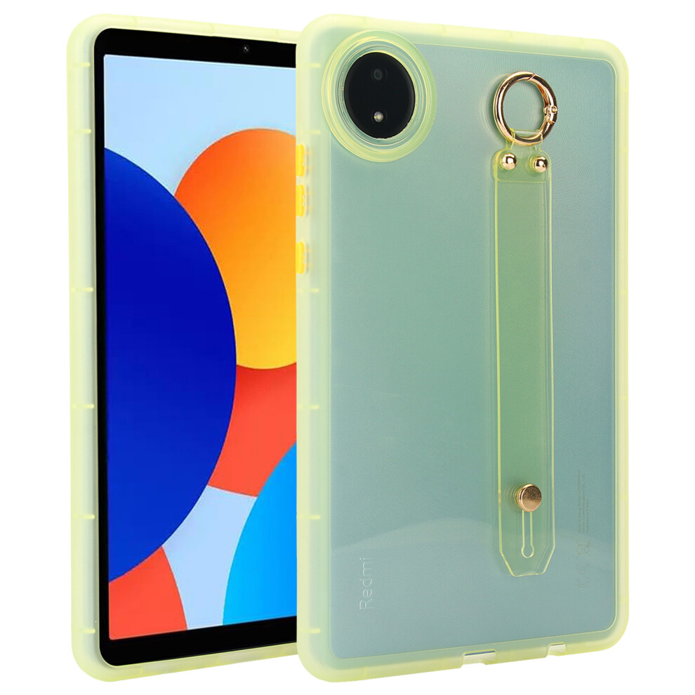 (Yellow) For Xiaomi Redmi Pad Se 4G 8.7 Inch Case Shockproof Tpu Tablet Cover With Wristband Yellow 6914287839144