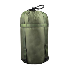 Compression Stuff Sack For Sleeping Bags Lightweight Nylon Army Green Camping Hiking Outdoor Gear